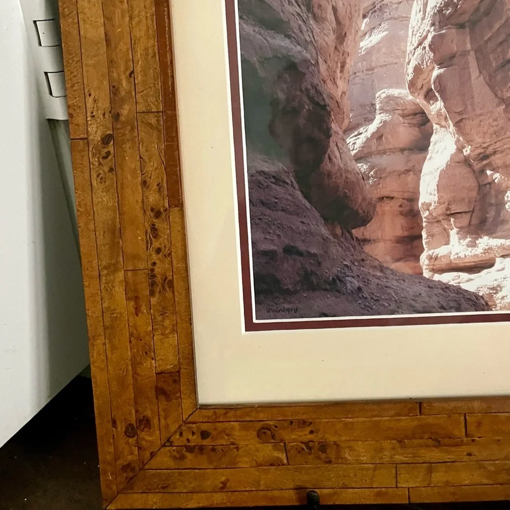 Rustic Brown Wooden Picture Frame 15/18 inch